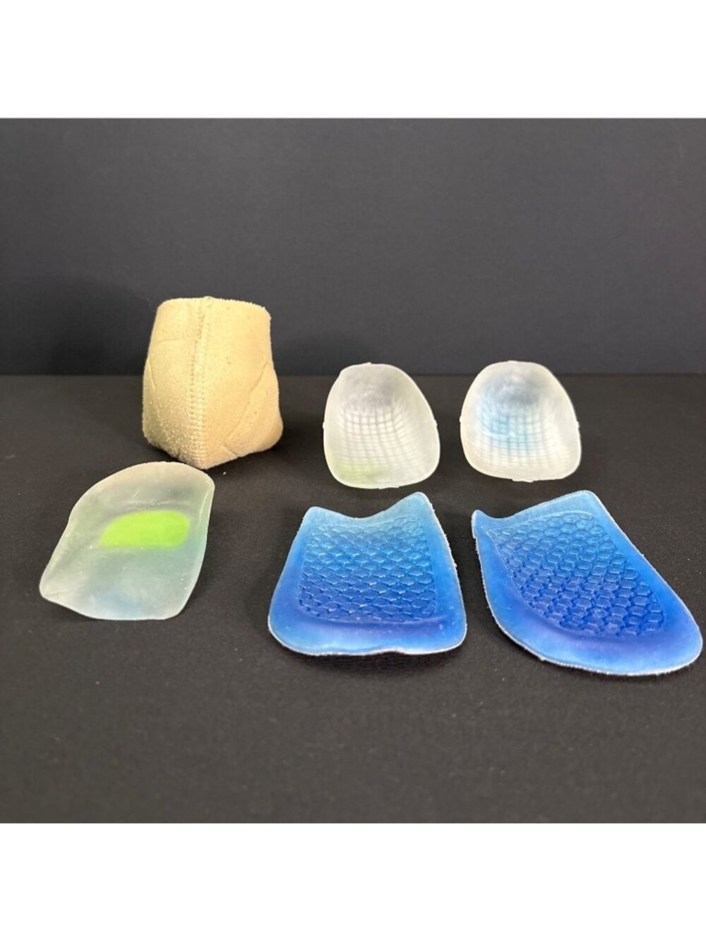 Orthopedic Heel & Arch Support Insoles Gel Fabric Cushions Relief For Foot Pain